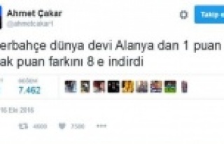 Çakar Alanya ve FB'yi kızdıran twitleri sildi