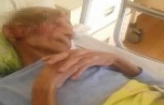 Görüntüleriyle yürekleri sızlatan yaşlı adam...