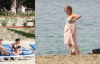 Alanya'da Kasım'da deniz keyfi sürüyor