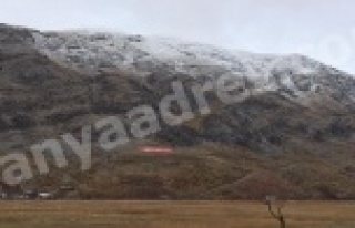 Alanya'ya kar yağdı