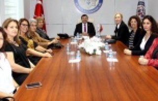 Bayanlardan Tanrıseven'e ziyaret