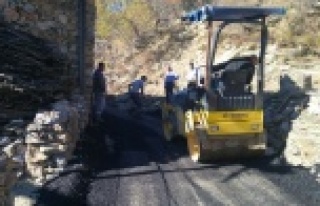 Kazada ölen gencin evine asfalt yol