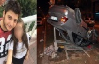 Takla atan aracın sürücüsü hayatını kaybetti