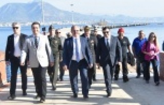 Vali katolok çekimleri için Alanya'da