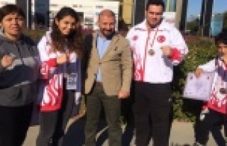 Avrupa Şampiyonasından madalyayla döndüler