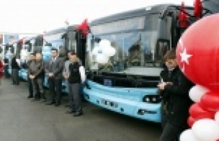 Büyükşehir’den yeni yılda 50 otobüs