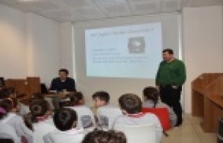 Öğrencilere diş sağlığının önemi anlatıldı