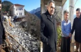 Türkdoğan'lı MHP afet bölgesinde