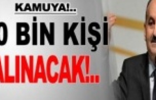 Kamuya 60 bin kişi alınacak