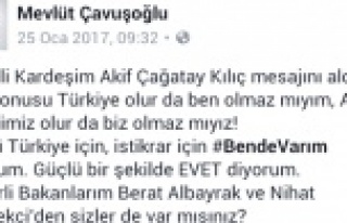 Videolu 'Evet' kampanyasına Alanya'dan...