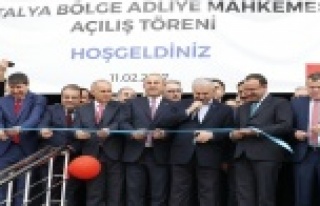 Antalya İstinaf Mahkemesi binası hizmete girdi