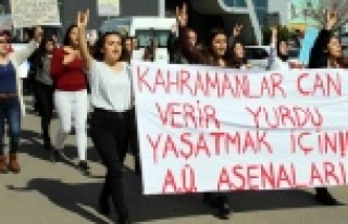 AÜ şehidi için yollara düştü