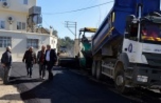 Büyükşehir asfalta komşudan başladı