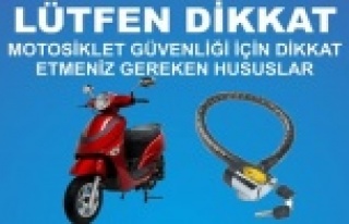 Emniyetten Alanya'ya motosiklet uyarısı