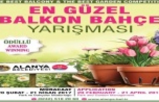 En güzel balkon ve bahçeyi ödüllendirecek
