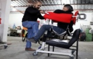 Engelli yeğeni için yaptığı araç Avrupa ülkelerinden...