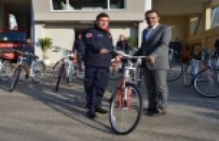 İtfaiyeciler de sağlık için pedallayacak