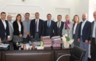 Kaymakam’a tanıtım dosyası verildi