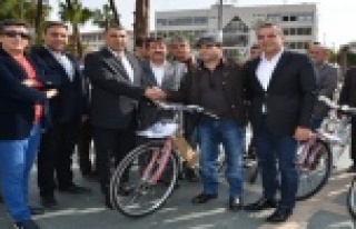 Muhtarlar sağlık için pedallayacak