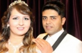 Şırnaklı ile İsviçreli genç çift evlendi