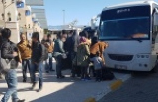 172 göçmen yakalandı şehirden gönderildi
