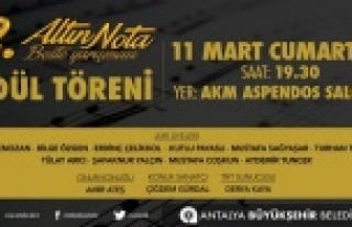 Altın Nota'da ödül heyecanı