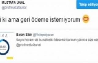 Telefon faturasını rektöre ödetti