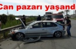 Alanyalı sürücü Manavgat'ta kaza yaptı