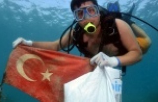 Denizin dibini temizlediler