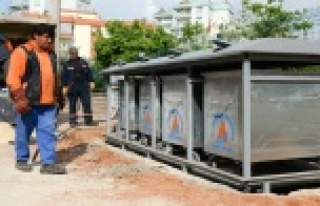 Kızılarık’a yer altı konteyneri