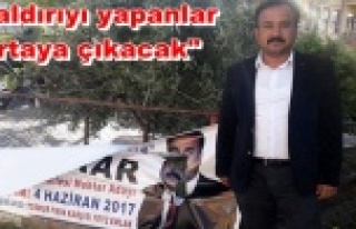 Tosmur muhtar Adayı Akar'ın afişlerine saldırı