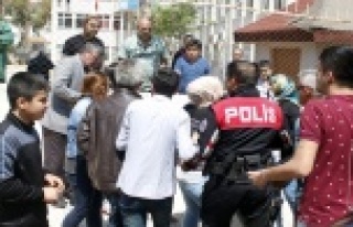 Trafik kazası karakolda bitti