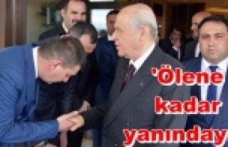 Türkdoğan Devlet Bahçeli'ye sahip çıktı