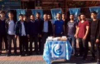 Ülkücülerden lokum ve bisküvi