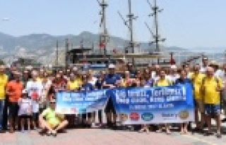 Alanya denizleri tertemiz oldu