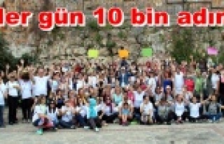 Alanya sağlık için sokağa çıktı