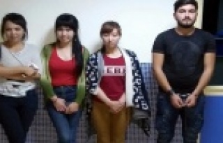 Alanya’da kaçak çalışan 3’ü kadın 4 kişi...