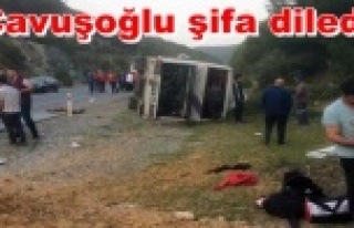 Antalyaspor taraftar otobüsü devrildi: Yaralılar...