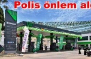 Damlataş'taki petrol ofisi tahliye ediliyor