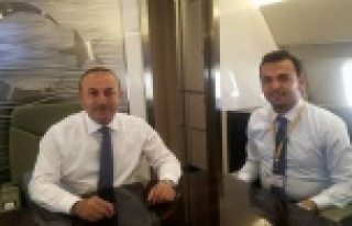 Erdoğan'ın uçağında iki Alanyalı