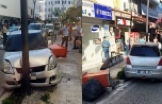 Fren yerine gaza basınca...