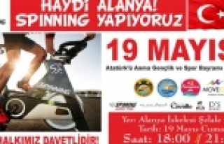 Haydi Alanya! Spinning yapıyoruz