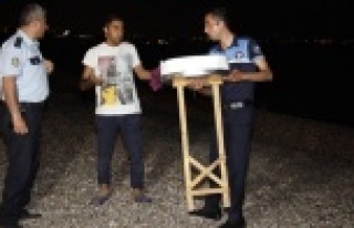 Midye operasyonu: Zabıta el koydu