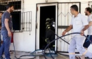 Müstakil evde çıkan yangın korkuttu
