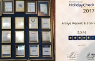 Alaiye Hotels ödüle doymuyor
