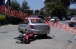 Alanya'da yine motosiklet kazası: 1 yaralı...