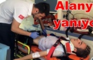 Aşırı sıcaktan bayıldı