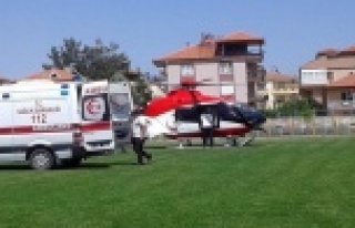 Hava ambulansı hayat kurtarmaya devam ediyor