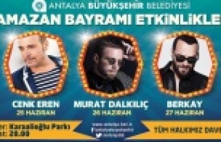 Ünlü sanatçılarla bayram coşkusu