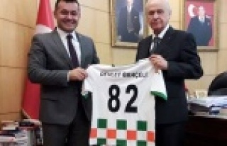 Yücel'den Bahçeli'ye teşekkür ziyareti